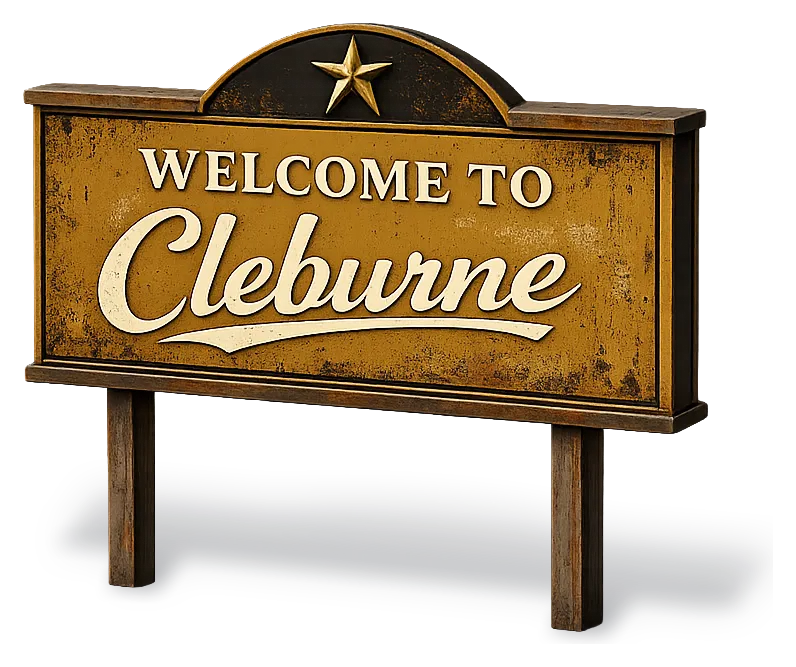 Welcome to Cleburne, TX — DFW Well Service serves Cleburne and Johnson County