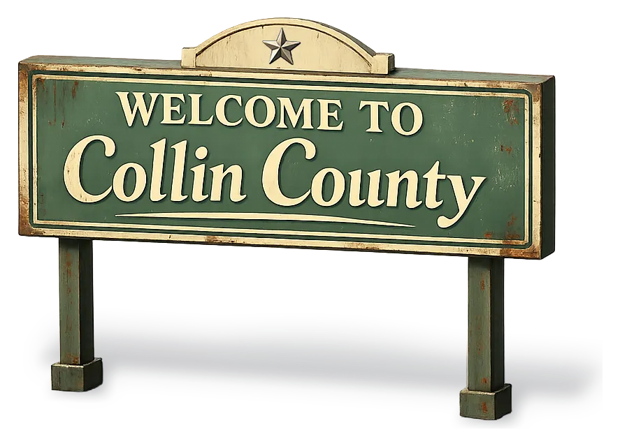 Welcome to Collin County, Texas — DFW Well Service provides water well drilling and pump repair across Collin County