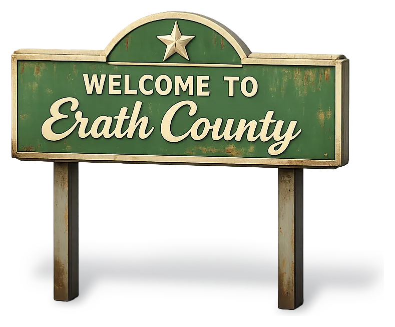 Welcome to Erath County, Texas — DFW Well Service provides water well drilling and pump repair across Erath County