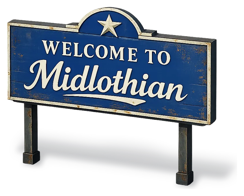 Welcome to Midlothian, TX — DFW Well Service serves Midlothian and Ellis County