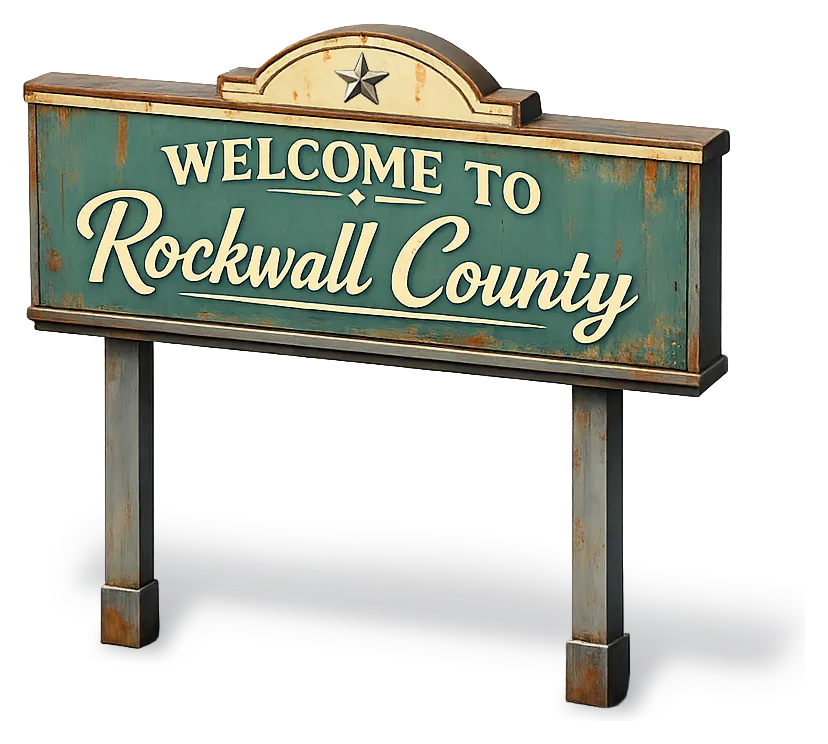 Welcome to Rockwall County, Texas — DFW Well Service provides water well drilling and pump repair across Rockwall County