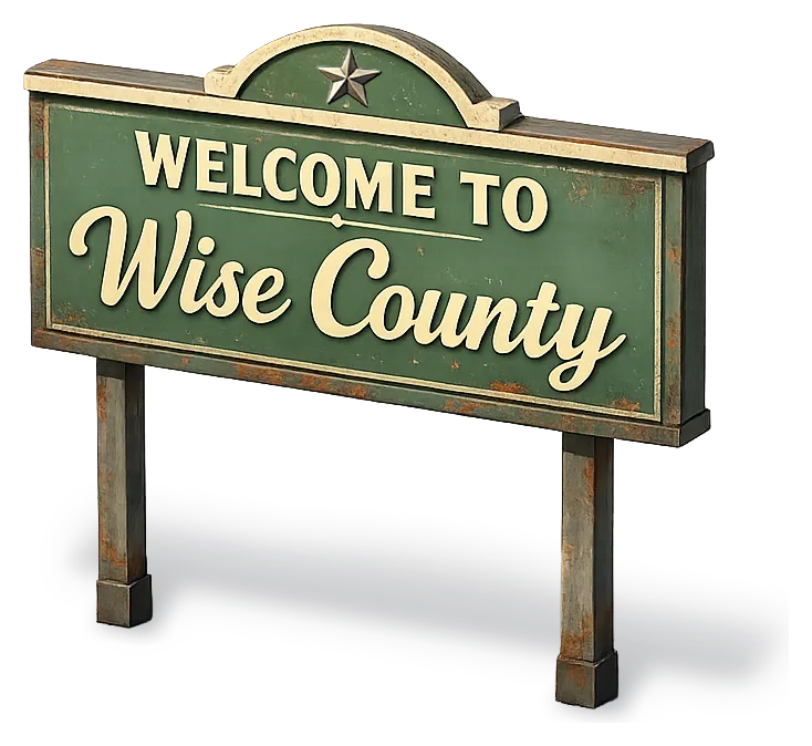 Welcome to Wise County, Texas — DFW Well Service provides water well drilling and pump repair across Wise County