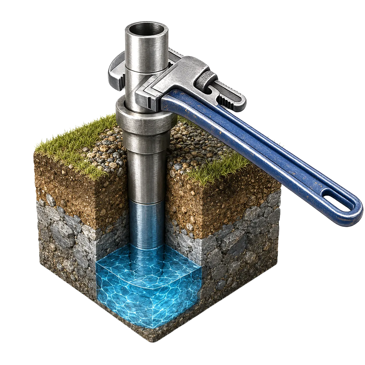 Well repair service icon